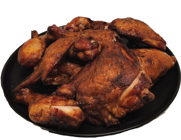 Smoked chicken legs and thighs available Thursdays